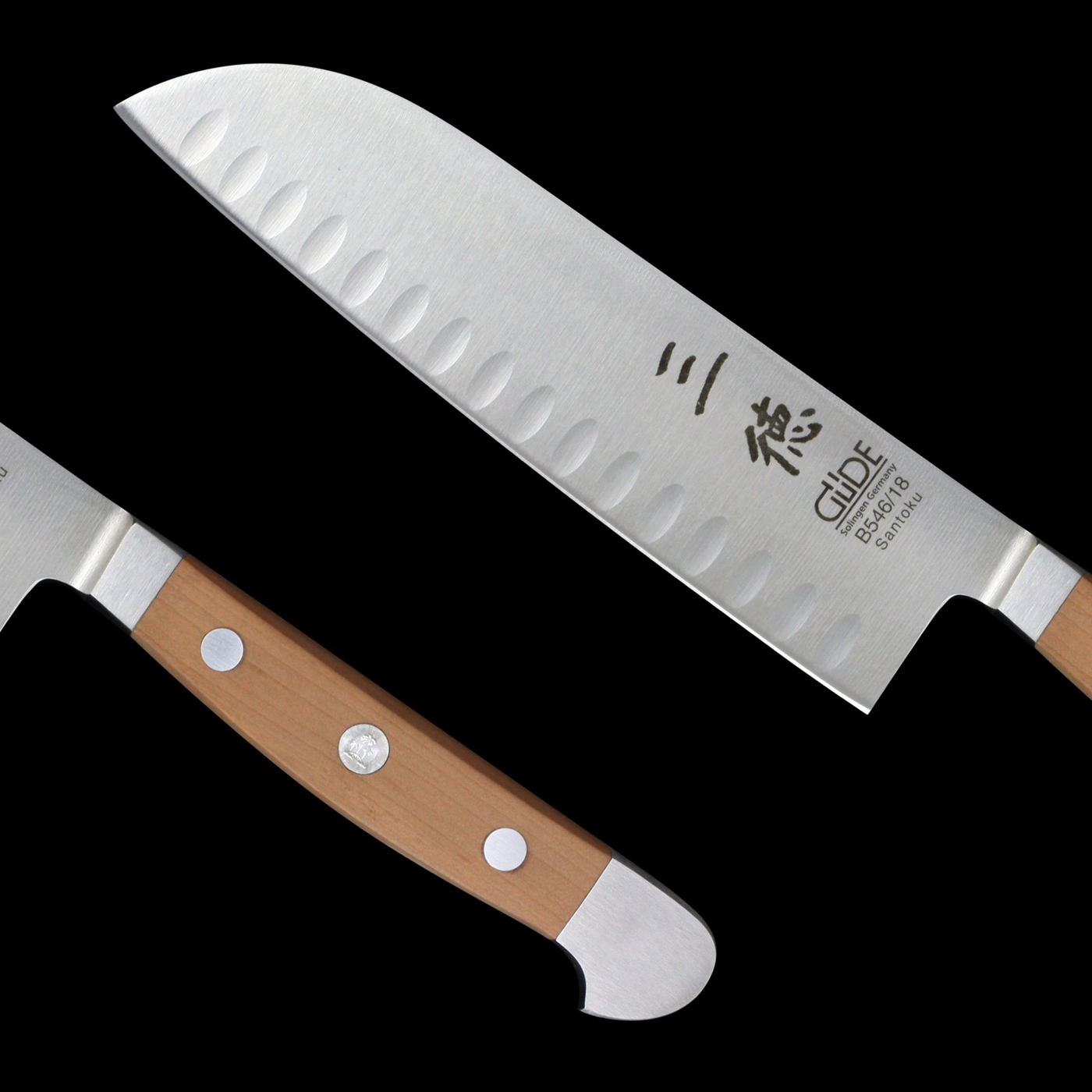 Gude Alpha Pear Santoku Knife With Pearwood Handle, 7-In - Kitchen Universe