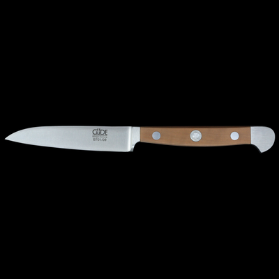 Gude Alpha Pear Utility Knife With Pearwood Handle, 3-In - Kitchen Universe