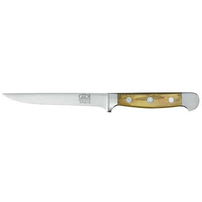 Gude Alpha Olive Flexible Boning Knife With Olivewood Handle, 5-in - Kitchen Universe