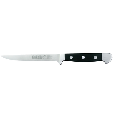 Gude Alpha Flexible Boning Knife With Black Hostaform Handle, 5-in - Kitchen Universe
