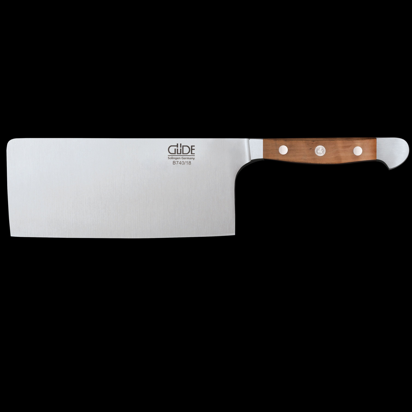 Gude Alpha Pear Cleaver Knife With Pearwood Handle, 7-In - Kitchen Universe