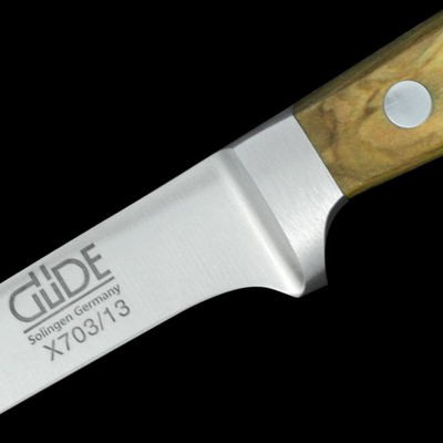 Gude Alpha Olive Flexible Boning Knife With Olivewood Handle, 5-in - Kitchen Universe
