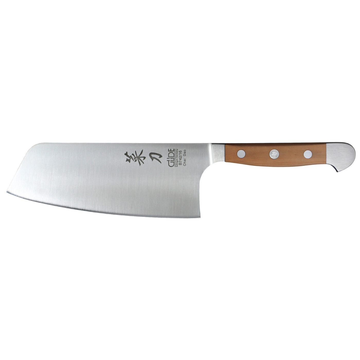 Gude Alpha Pear Chinese Chef's Knife With Pearwood Handle, 6-In - Kitchen Universe