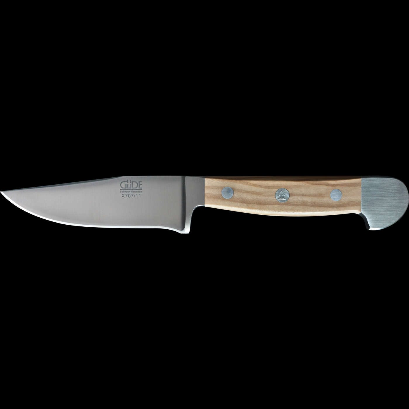 Gude Alpha Hunting Knife With Olivewood Handle, 4-In - Kitchen Universe