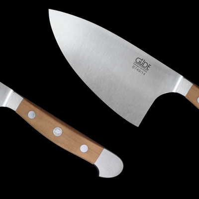 Gude Alpha Pear Herb Knife With Pearwood Handle, 5-In - Kitchen Universe