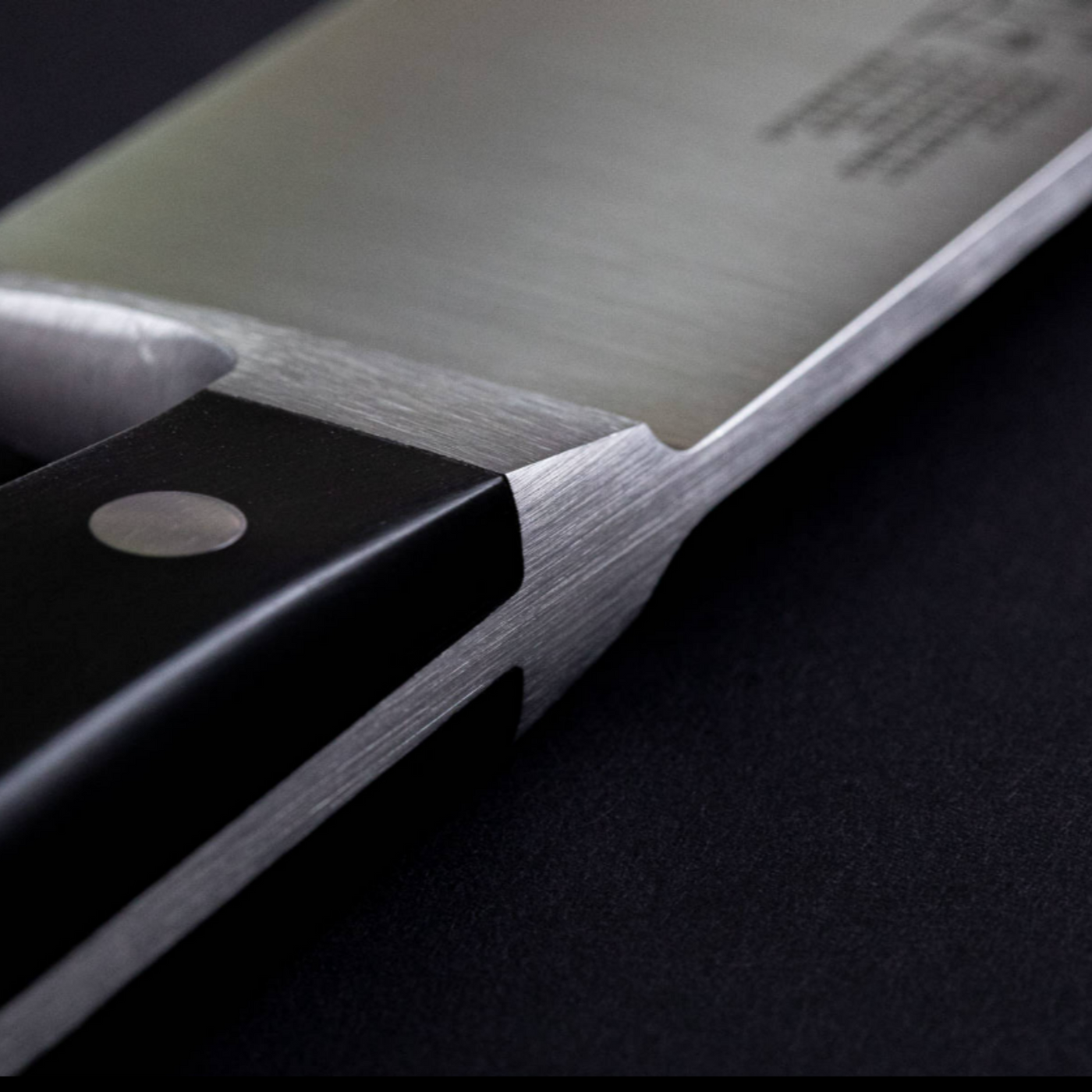 Gude Alpha Santoku Knife With Black Hostaform Handle, 5-in - Kitchen Universe