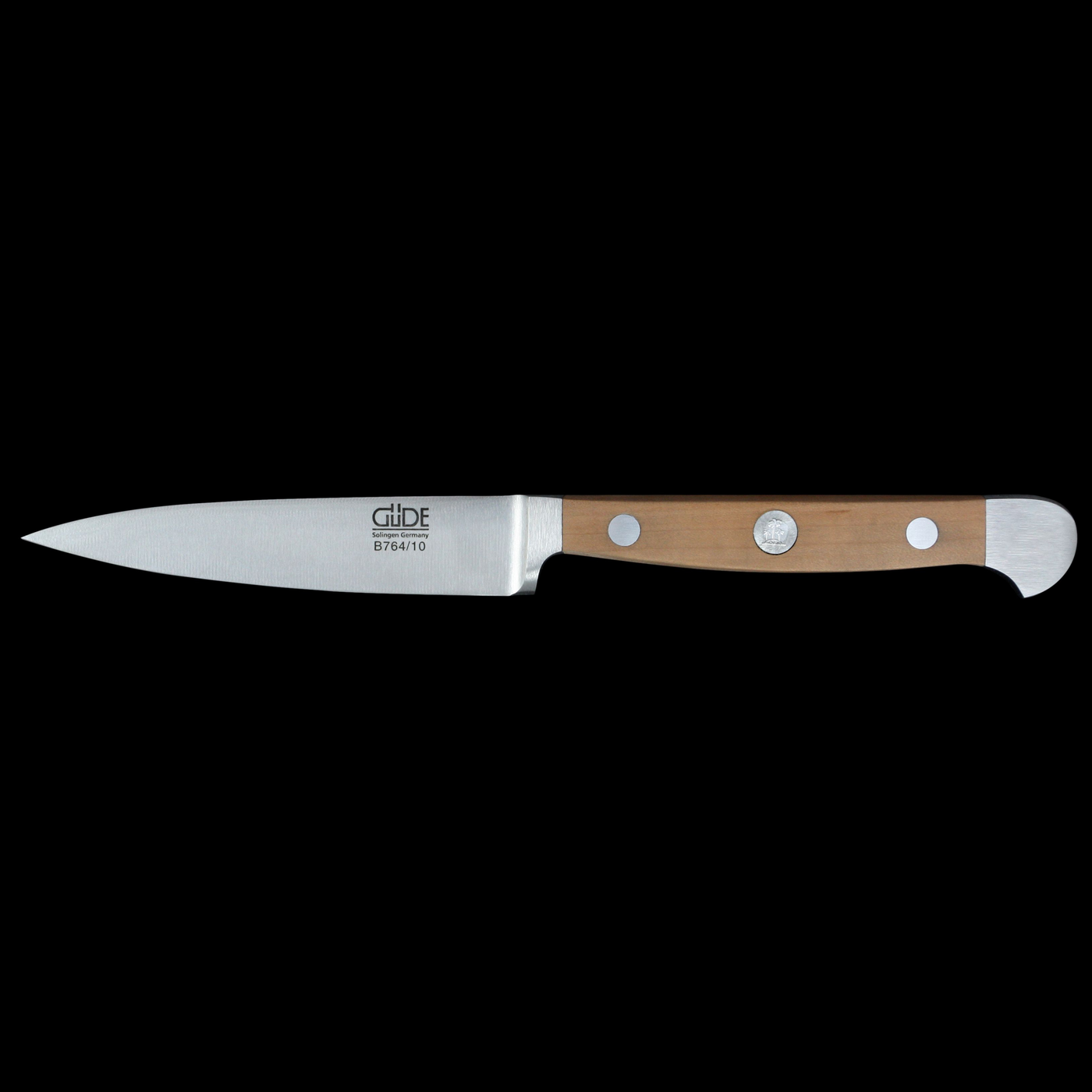 Gude Alpha Pear Paring Knife With Pearwood Handle, 4-In - Kitchen Universe