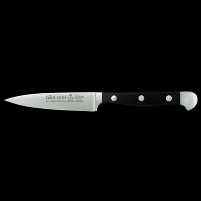 Gude Alpha Paring Knife With Black Hostaform Handle, 4-in. - Kitchen Universe