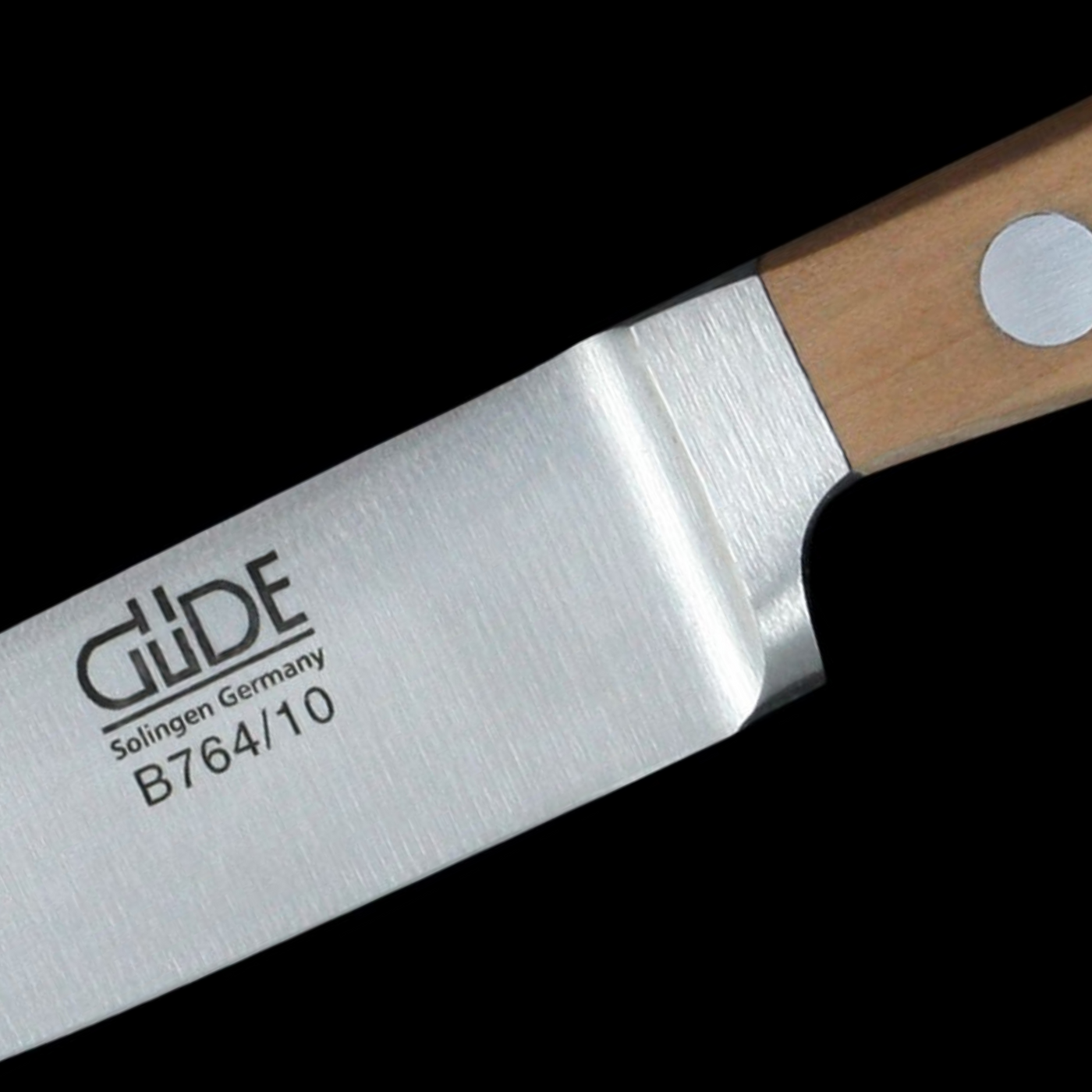 Gude Alpha Pear Paring Knife With Pearwood Handle, 4-In - Kitchen Universe