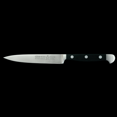 Gude Alpha Paring Knife With Black Hostaform Handle, 5-In - Kitchen Universe