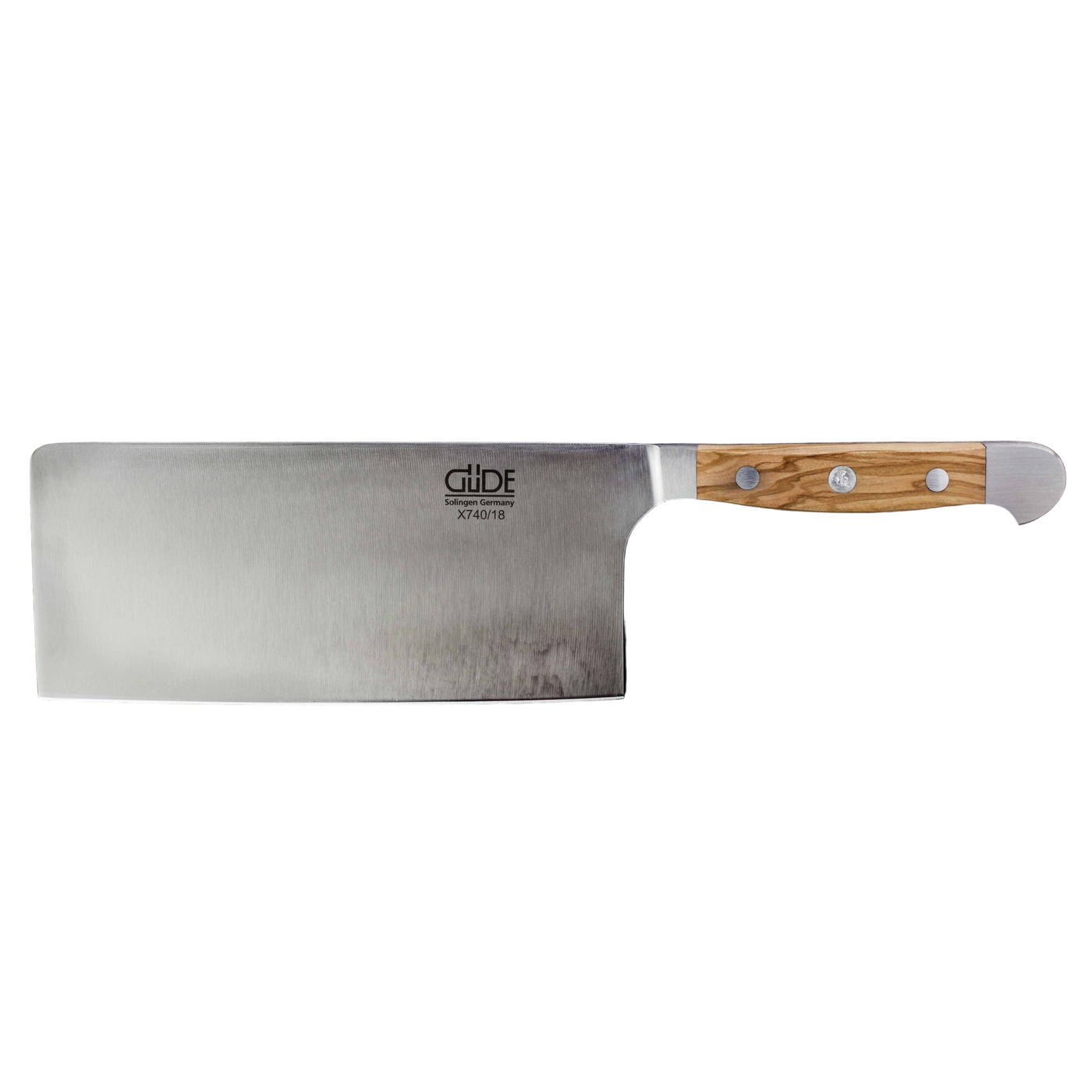 Gude Alpha Olive Cleaver Knife With Olivewood Handle, 7-in - Kitchen Universe