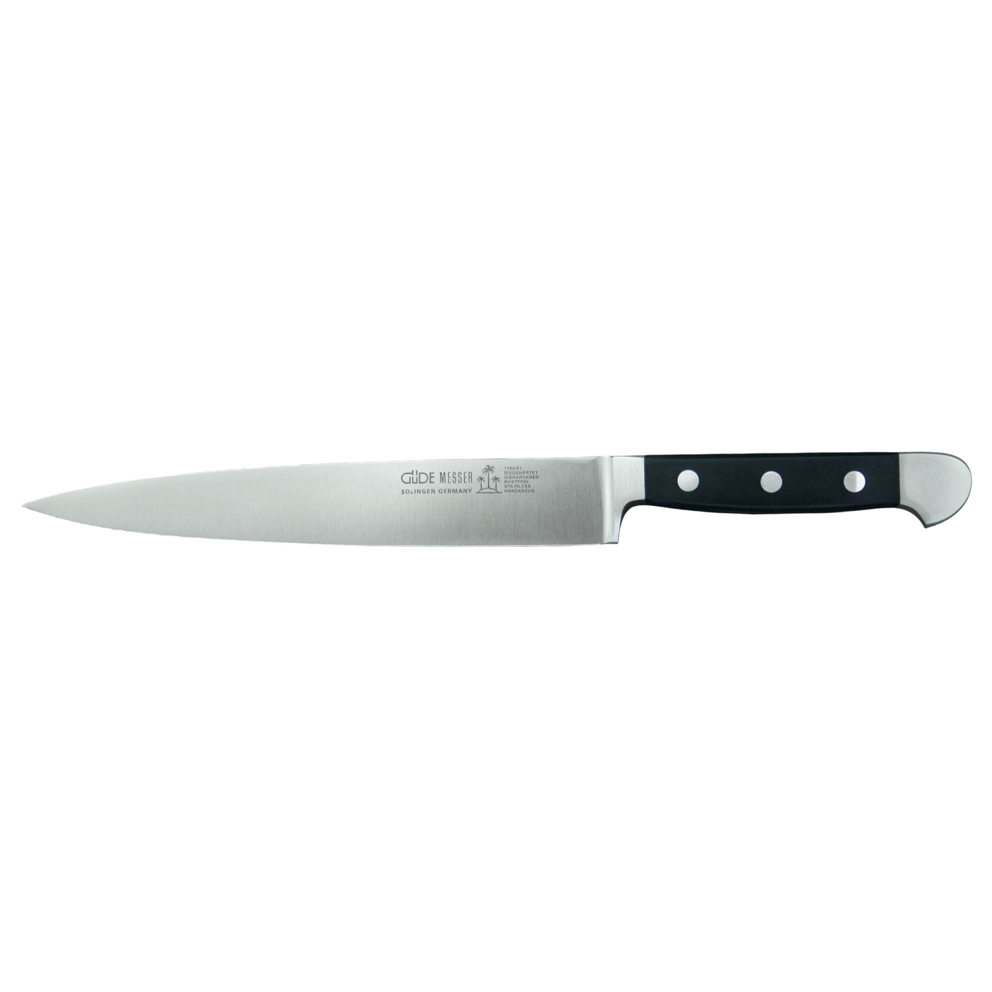 Gude Alpha Carving Knife With Black Hostaform Handle, 8-in - Kitchen Universe