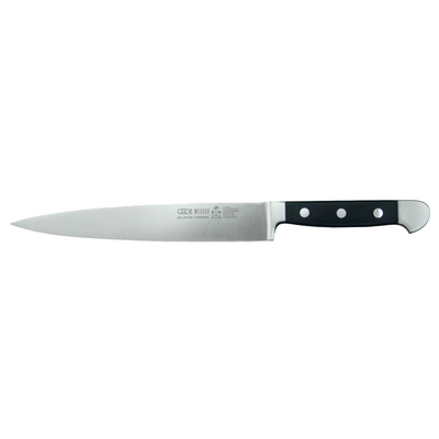 Gude Alpha Carving Knife With Black Hostaform Handle, 8-in - Kitchen Universe