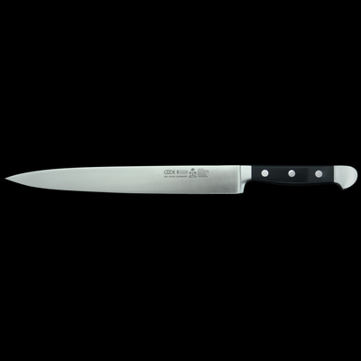 Gude Alpha Slicing Knife With Black Hostaform Handle, 10-in - Kitchen Universe