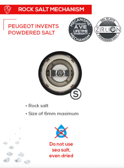 Peugeot Paris u'Select Pepper & Salt Mill, Passion Red Lacquer 7-in