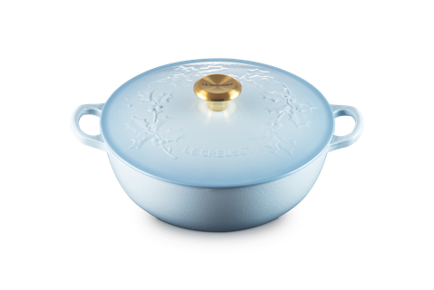Le Creuset Enameled Cast Iron Holly Collection Traditional Chef's Oven with Lid, 4.5-Quart - Kitchen Universe