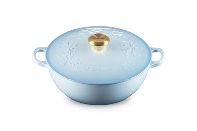Le Creuset Enameled Cast Iron Holly Collection Traditional Chef's Oven with Lid, 4.5-Quart - Kitchen Universe