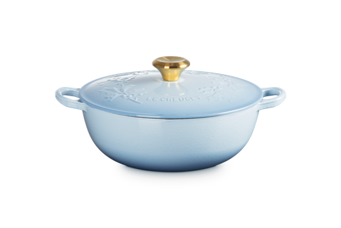 Le Creuset Enameled Cast Iron Holly Collection Traditional Chef's Oven with Lid, 4.5-Quart - Kitchen Universe