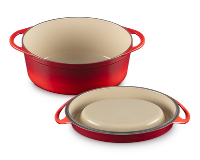 Le Creuset Enameled Cast Iron Traditional Oval Doufeu, 7.25-Quart - Kitchen Universe