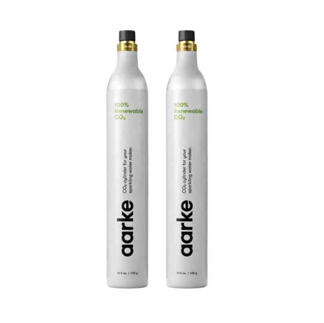 Aarke 2-Pack CO2 Cylinders For Carbonators, 14.5-oz / 410 gr