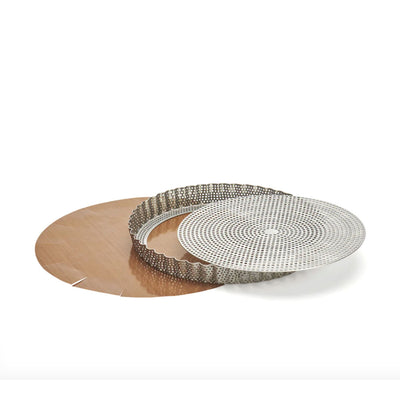 de Buyer Perforated Round Fluted Tart & Pie Mold, 11-in - Kitchen Universe
