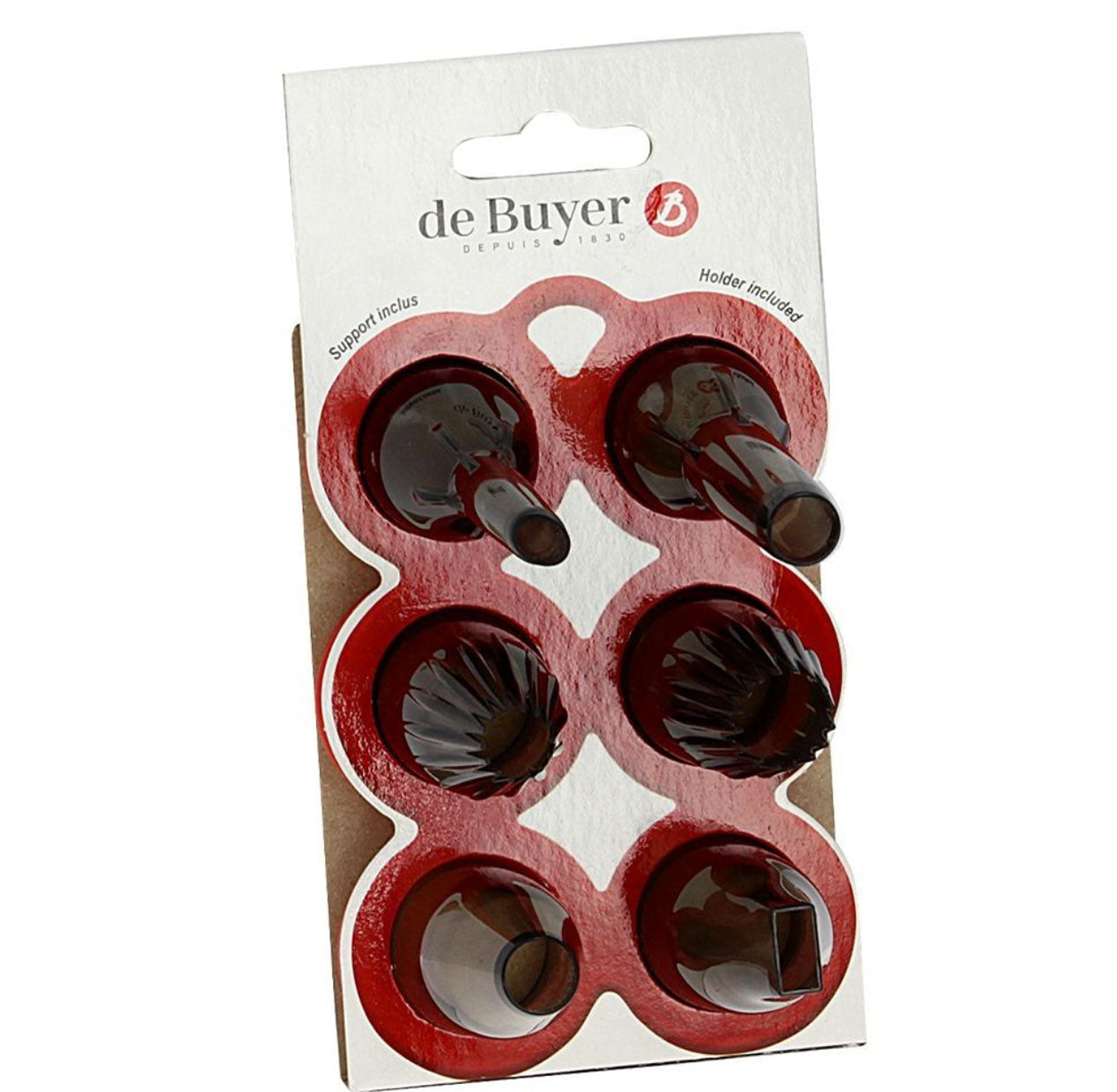 de Buyer 6-Piece Piping Nozzles, GARNIR - Kitchen Universe