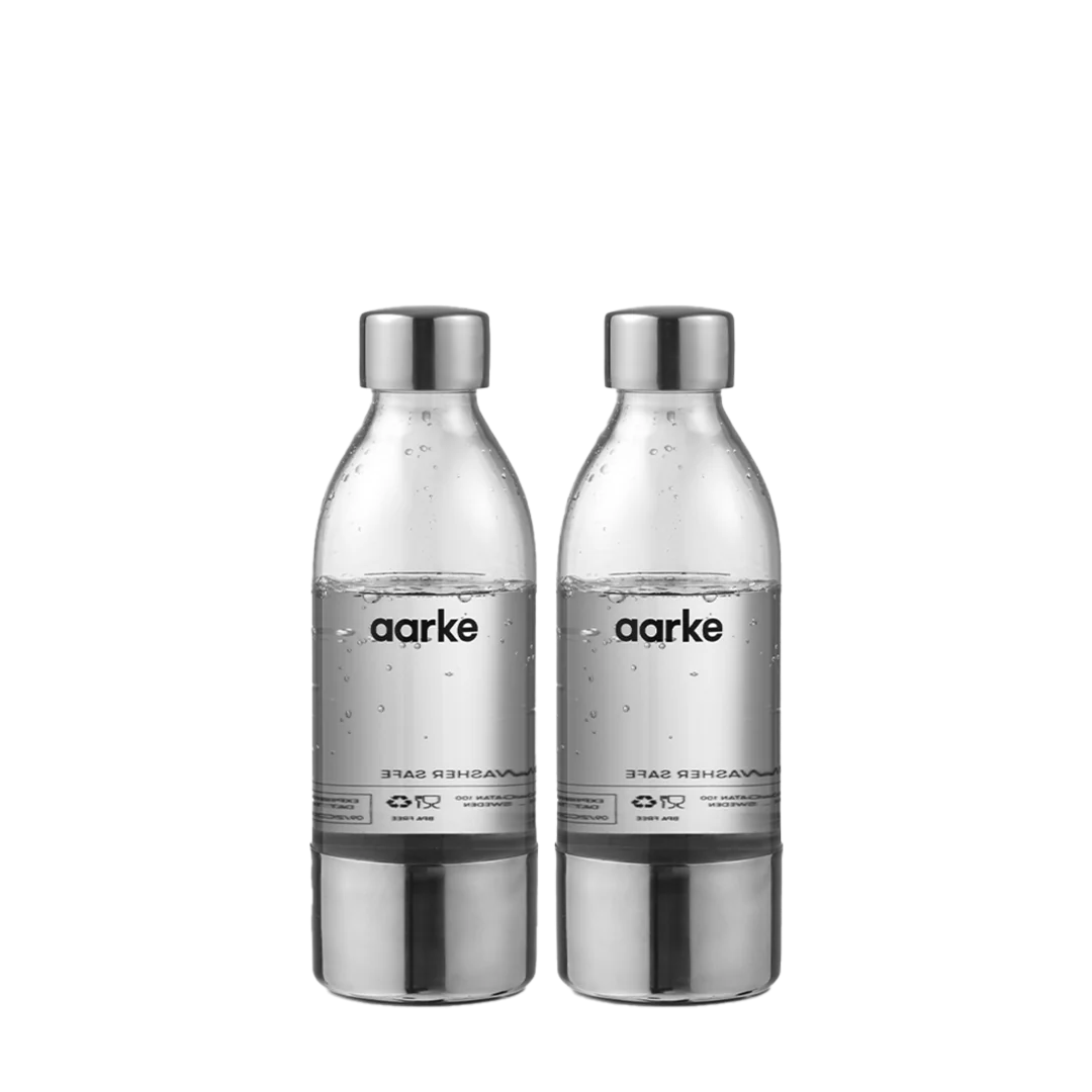 Aarke 2-Pack Small PET Water Bottle, 22 fl oz, for Carbonators I, II and 3 - Kitchen Universe