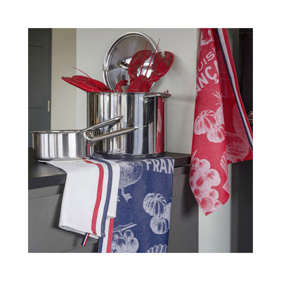 Le Jacquard Francais Gastronomie Towel, 24 x 31-in, Blue - Kitchen Universe