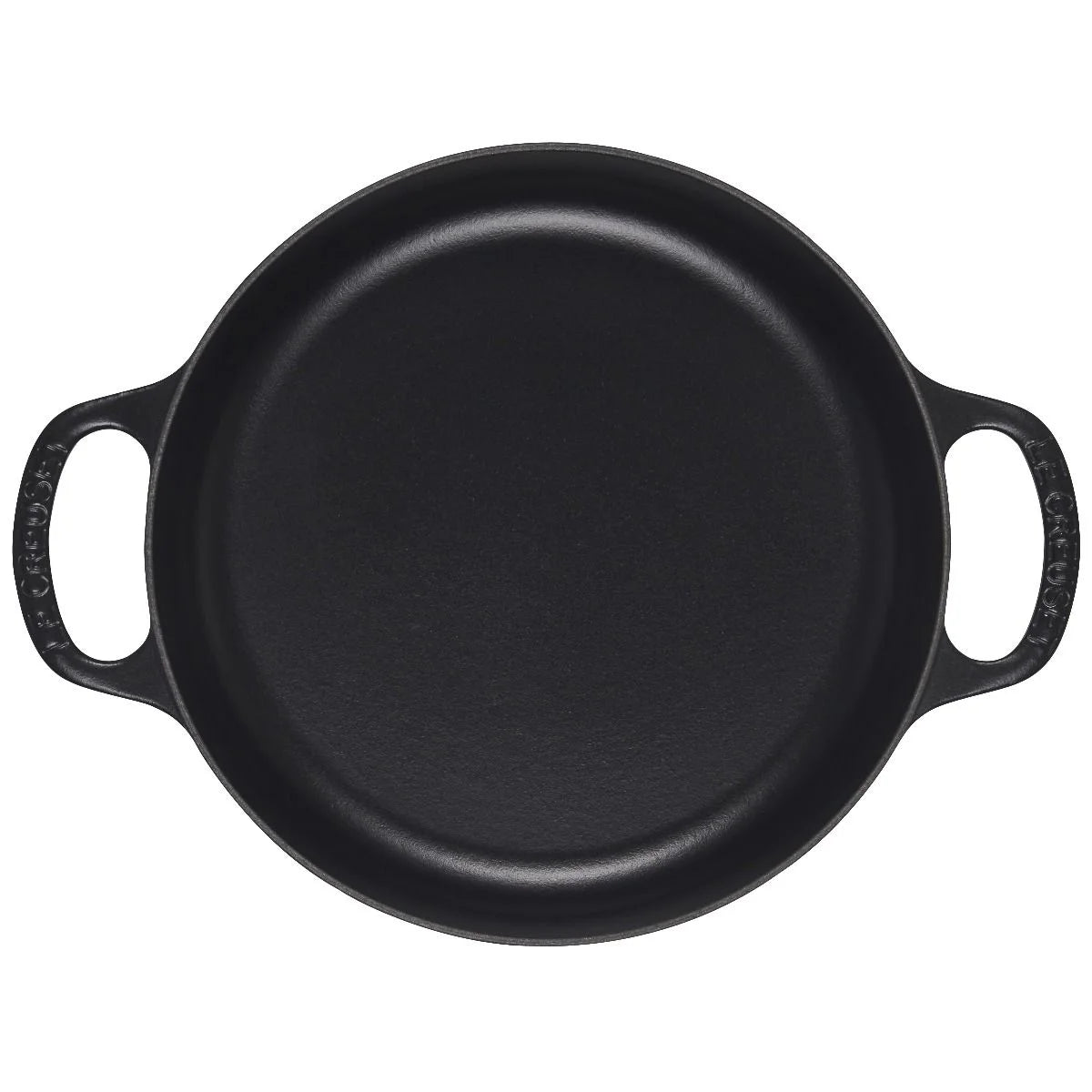 Le Creuset Signature Enameled Cast Iron Everyday Pan, 11-Inches, Matte Black - Kitchen Universe