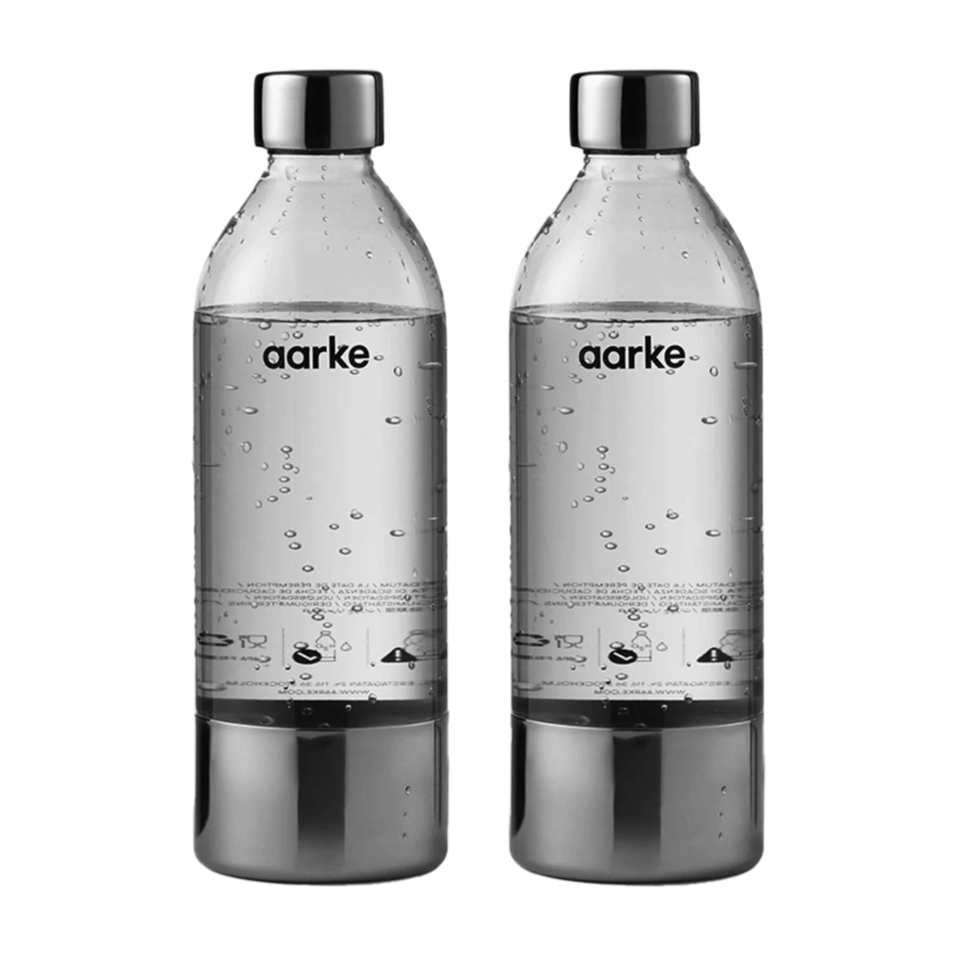 Aarke 2-Pack PET Water Bottle, 34 fl oz For Carbonators I, II and 3 - Kitchen Universe