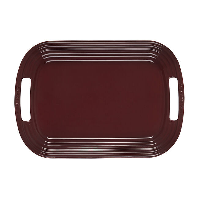 Le Creuset Stoneware Large Serving Platter, 16.25-inches, Rhone - Kitchen Universe
