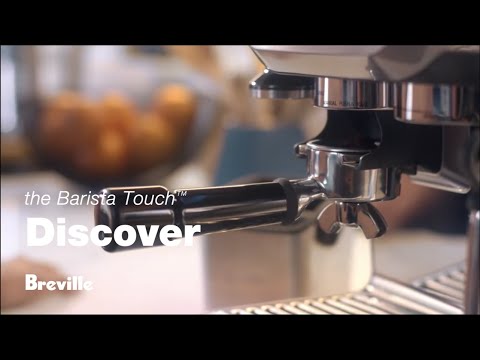 The Breville Brushed Stainless Steel Barista Touch™ 12.5" x 12.7" x 16"