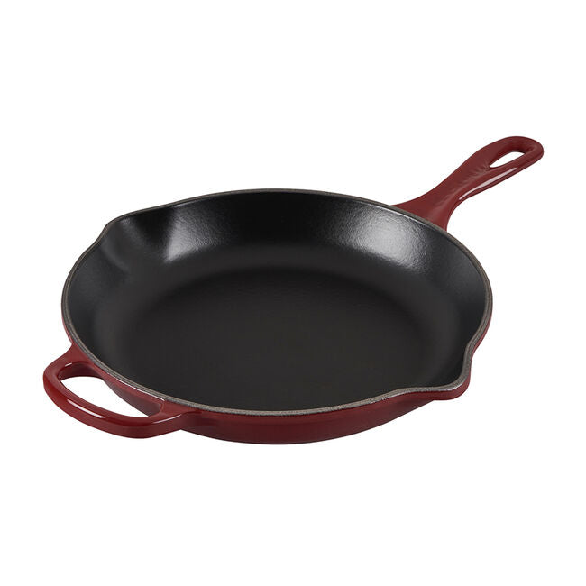 Le Creuset Signature Enameled Cast Iron Skillet, 10.25-Inches, Rhone - Kitchen Universe