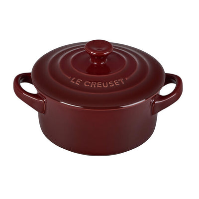 Le Creuset Stoneware Mini Round Cocotte, 8-Ounces, Rhone - Kitchen Universe