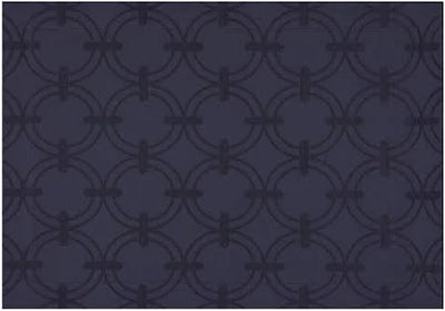 Le Jacquard Francais Placemat Anneaux Night, 19 x 14-Inches, Set of 2 - Kitchen Universe