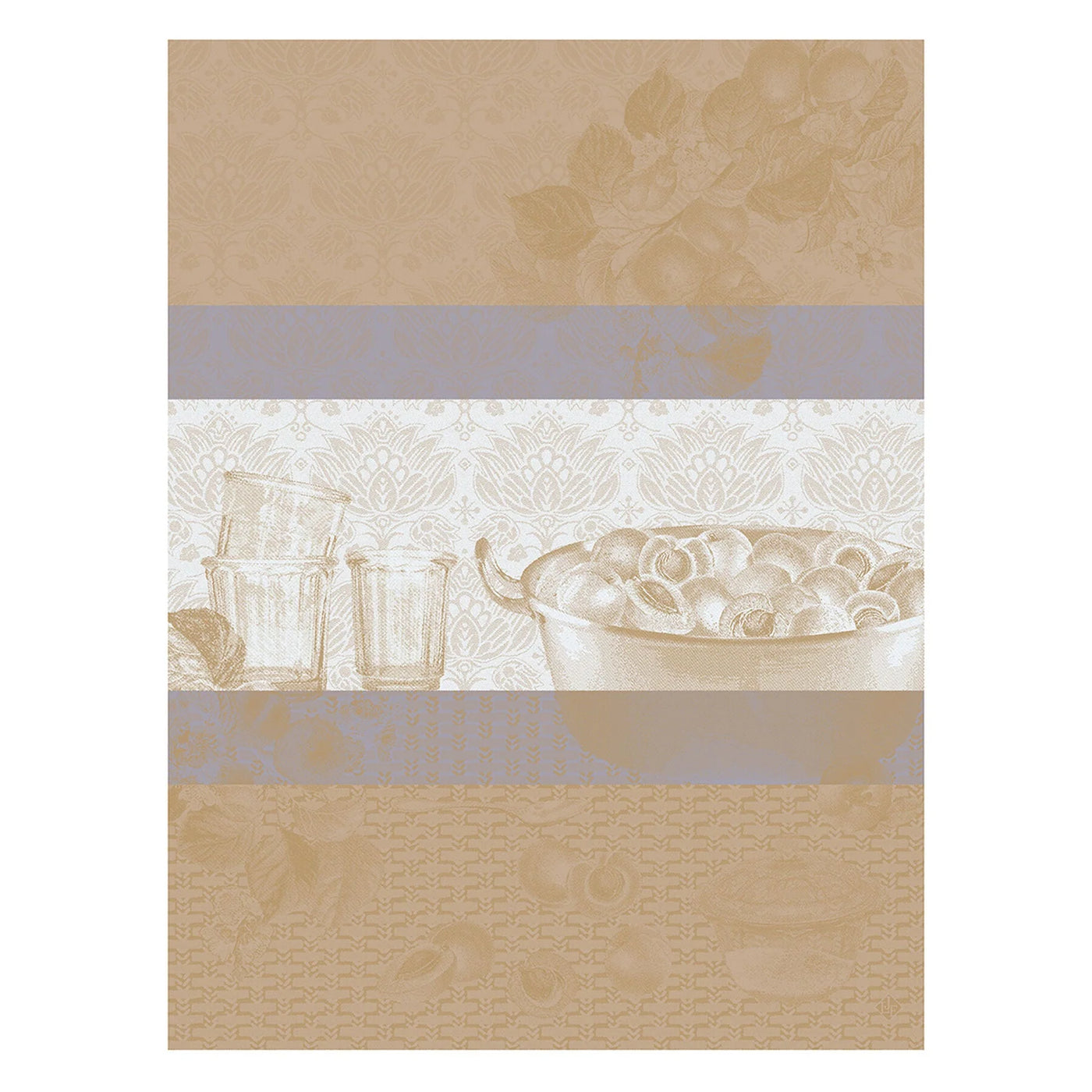 Le Jacquard Francais Confitures Tea Towel, 24 x 31-in, Beige - Kitchen Universe