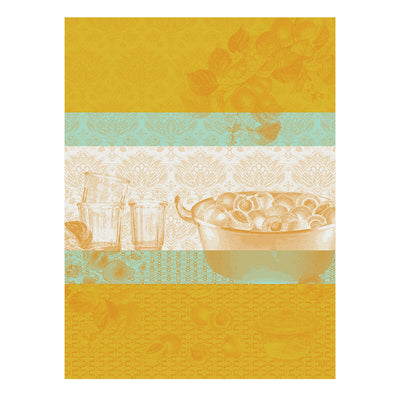 Le Jacquard Francais Confitures Tea Towel, 24 x 31-in, Yellow - Kitchen Universe