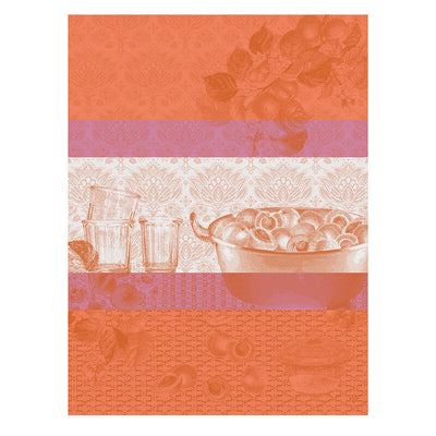 Le Jacquard Francais Confitures Tea Towel, 24 x 31-in, Orange - Kitchen Universe