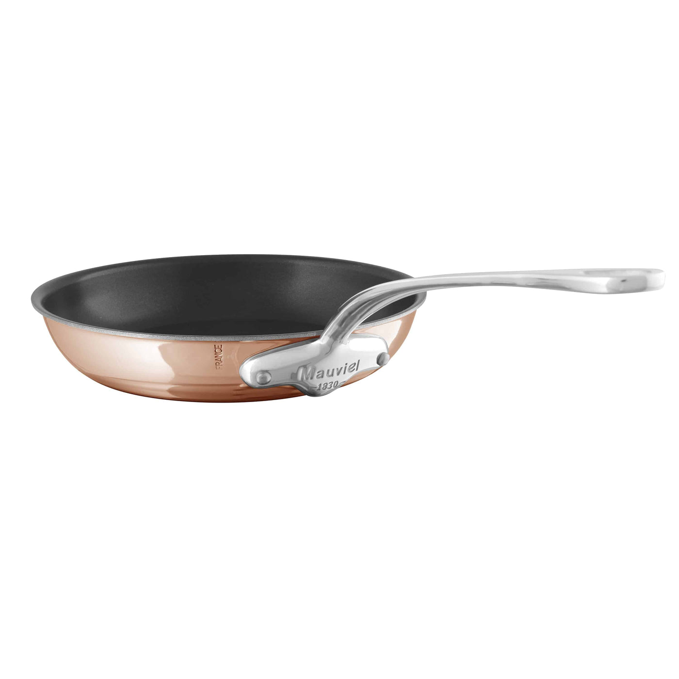 Mauviel M'6s Induction Compatible Copper Nonstick Frying Pan, 7.9-in - Kitchen Universe