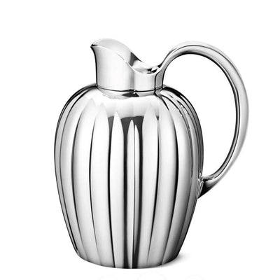 Georg Jensen Bernadotte Thermo Carafe w/Push Stopper, 1 Liter - Kitchen Universe