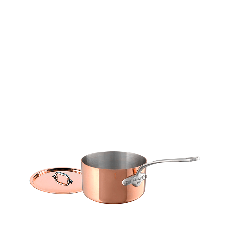 Mauviel M'heritage M150S Copper & Stainless Steel Saucepan w/Lid - Kitchen Universe
