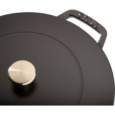 Staub Cast Iron Essential Oven, 3.75 qt, Matte Black - Kitchen Universe