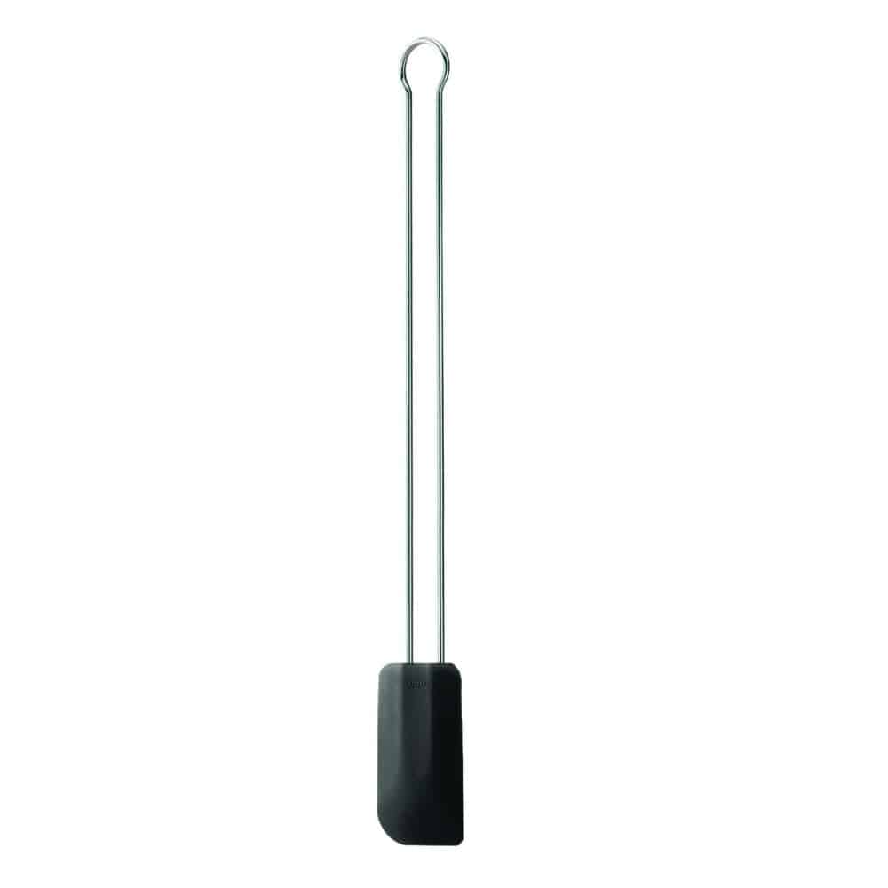 Rosle Silicone Spatula with Long Handle / Jar Spatula, Black - Kitchen Universe