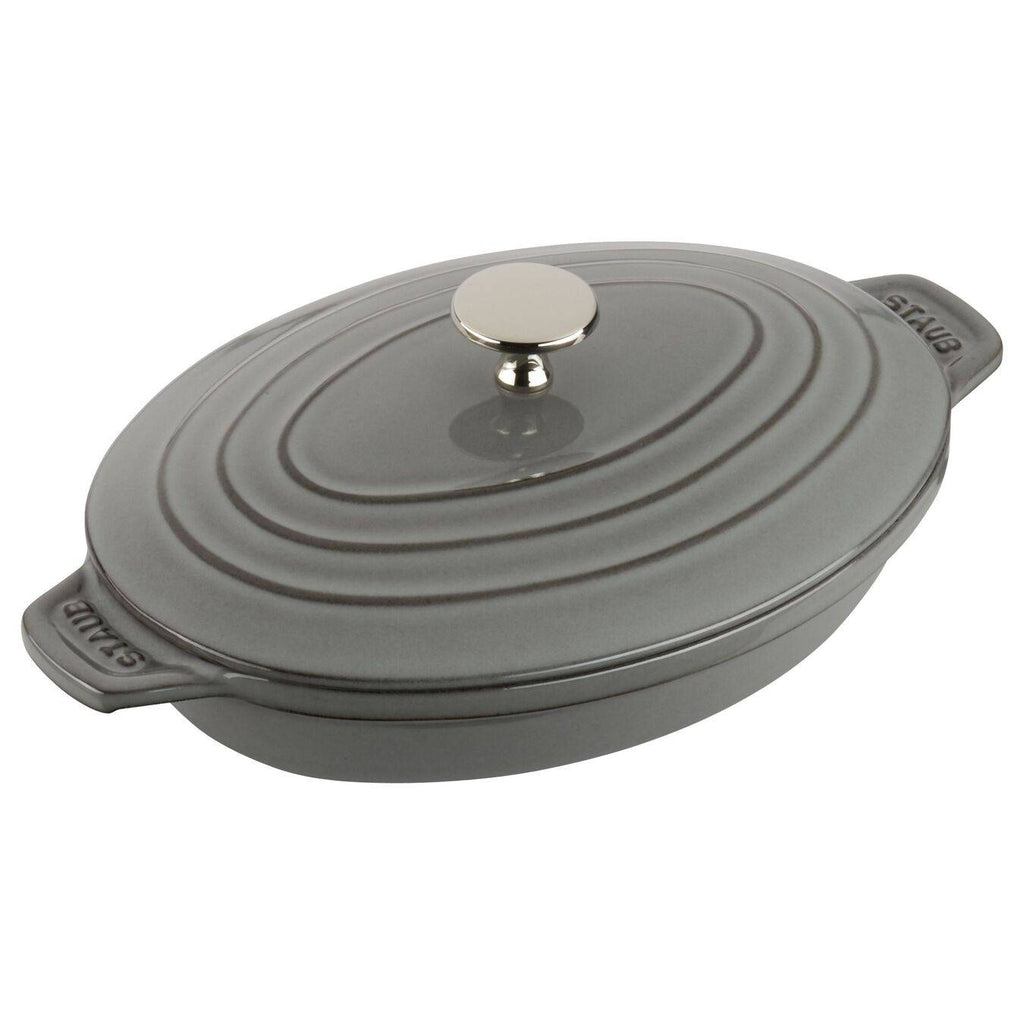Staub Cast Iron 6-inch Round Gratin Frying Pan