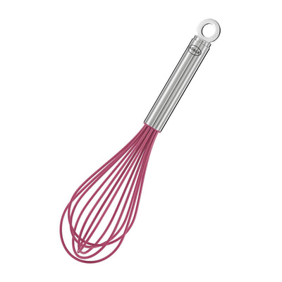 Rosle Egg Whisk with Pink Silicone Wire, 11-in - Kitchen Universe