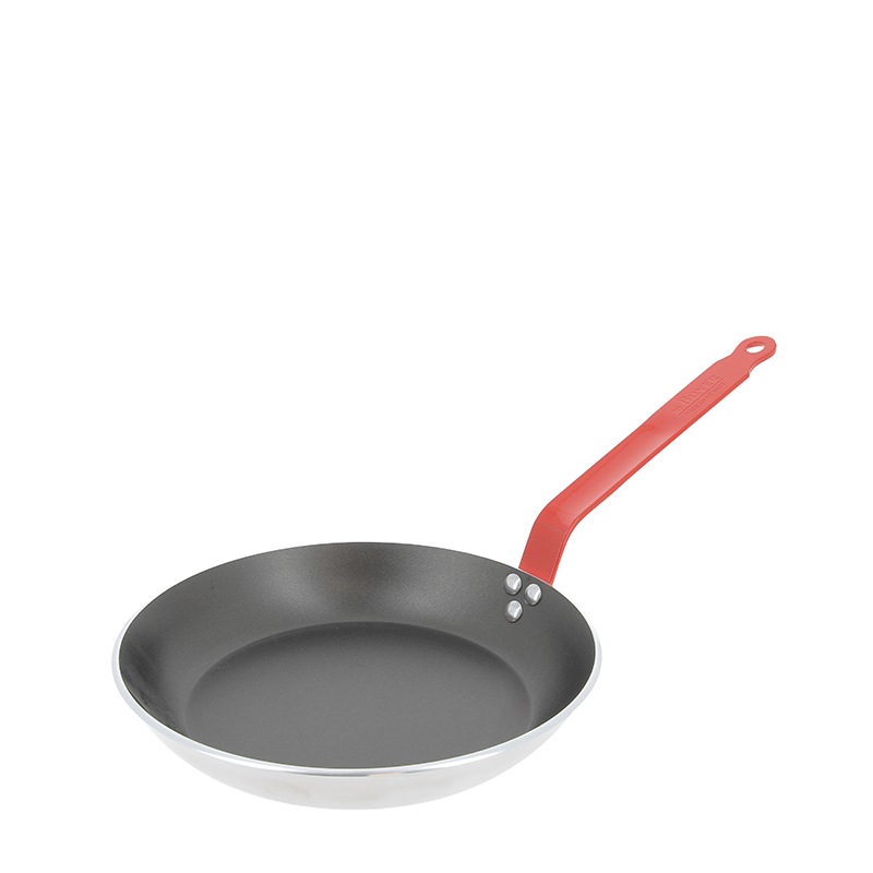 de Buyer Choc 5 Fry Pan w/ Aluminum Red Handle - Kitchen Universe