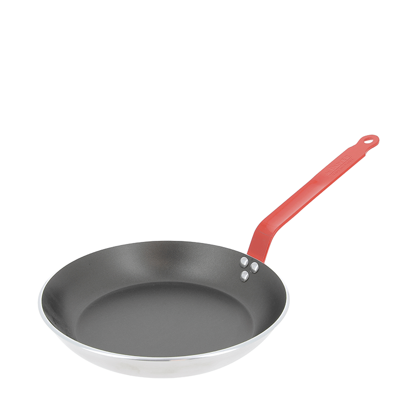 de Buyer Choc 5 Fry Pan w/ Aluminum Red Handle - Kitchen Universe