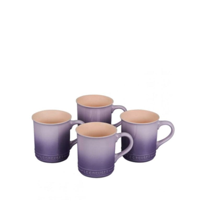 Le Creuset Stoneware Set of 4 Mugs, 14-oz, Provence - Kitchen Universe