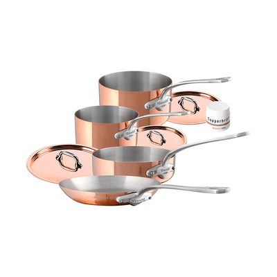 Mauviel M'heritage M150S Copper 7-Piece Set - Kitchen Universe