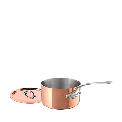 Mauviel M'heritage M150S Copper & Stainless Steel Saucepan w/Lid - Kitchen Universe